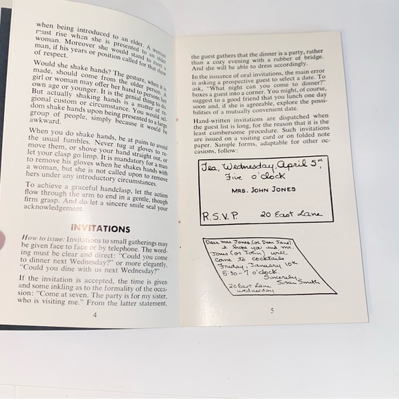 Vintage 1963 Newspaper Insert Winning Manners Booklet by Mary Sue Miller - Picture 9 of 11